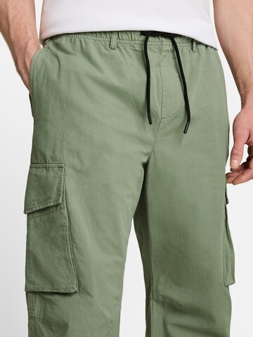 TOM TAILOR DENIM Loosefit Hose in Grün