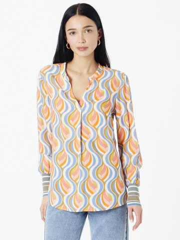 Emily Van Den Bergh Blouse in Geel: voorkant