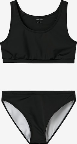 Bikini 'NKFZIMPELA' NAME IT en noir : devant