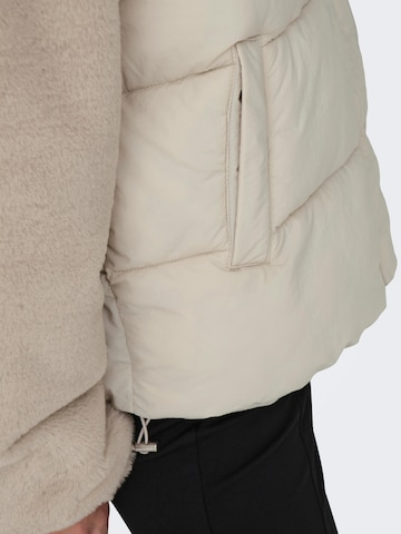 ONLY Winter Jacket 'WANJA' in Beige