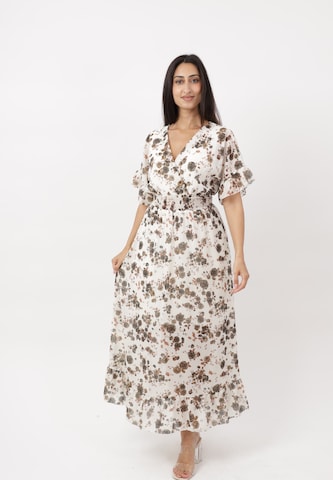 Elara Jurk in Beige