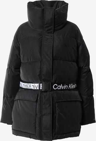 Calvin Klein Jeans - Chaqueta de invierno en negro: frente