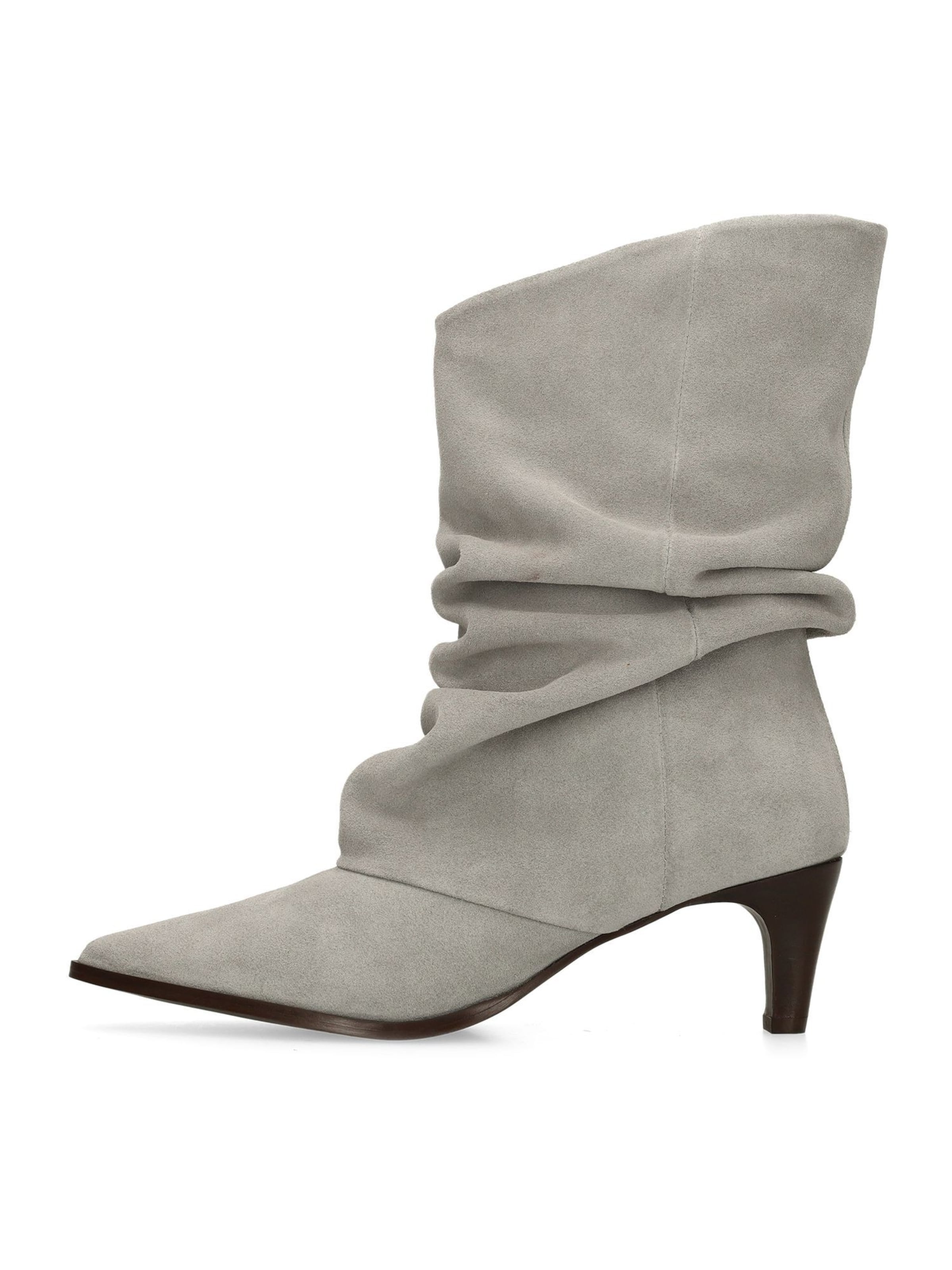 MANFIELD Stiefelette in Grau