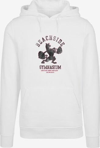 Sweat-shirt F4NT4STIC en blanc : devant