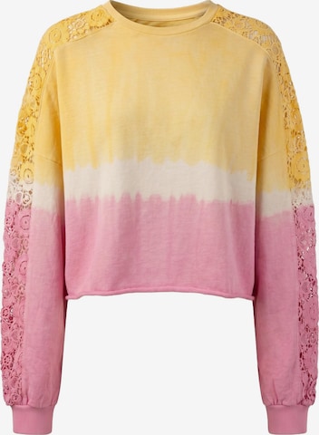 Sweat-shirt Alexa Dash en jaune : devant