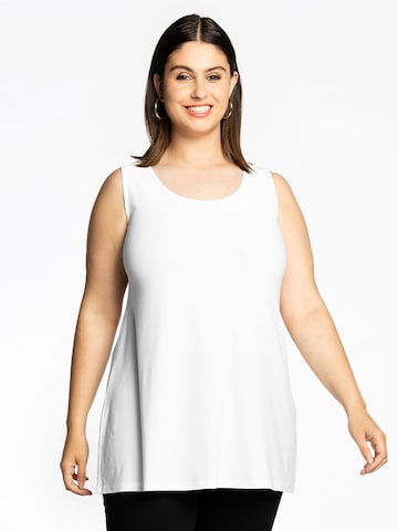 Yoek Top 'Dolce' in White: front