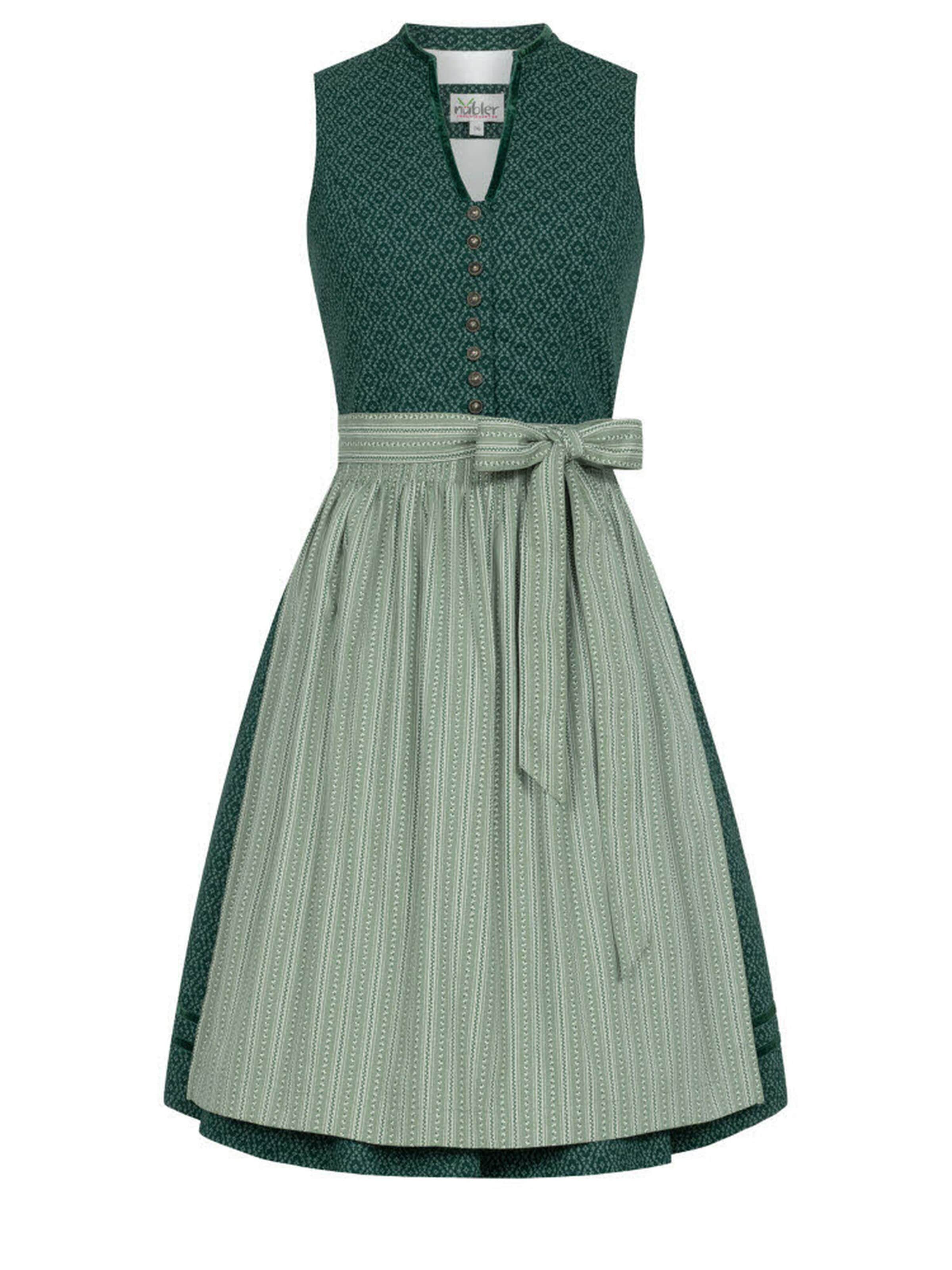 Trachtenhof Nübler Dirndl 'Dirndl Midi Frieda'‌‌‌‌‌‌‌‌‌ in Grün: Vorderseite