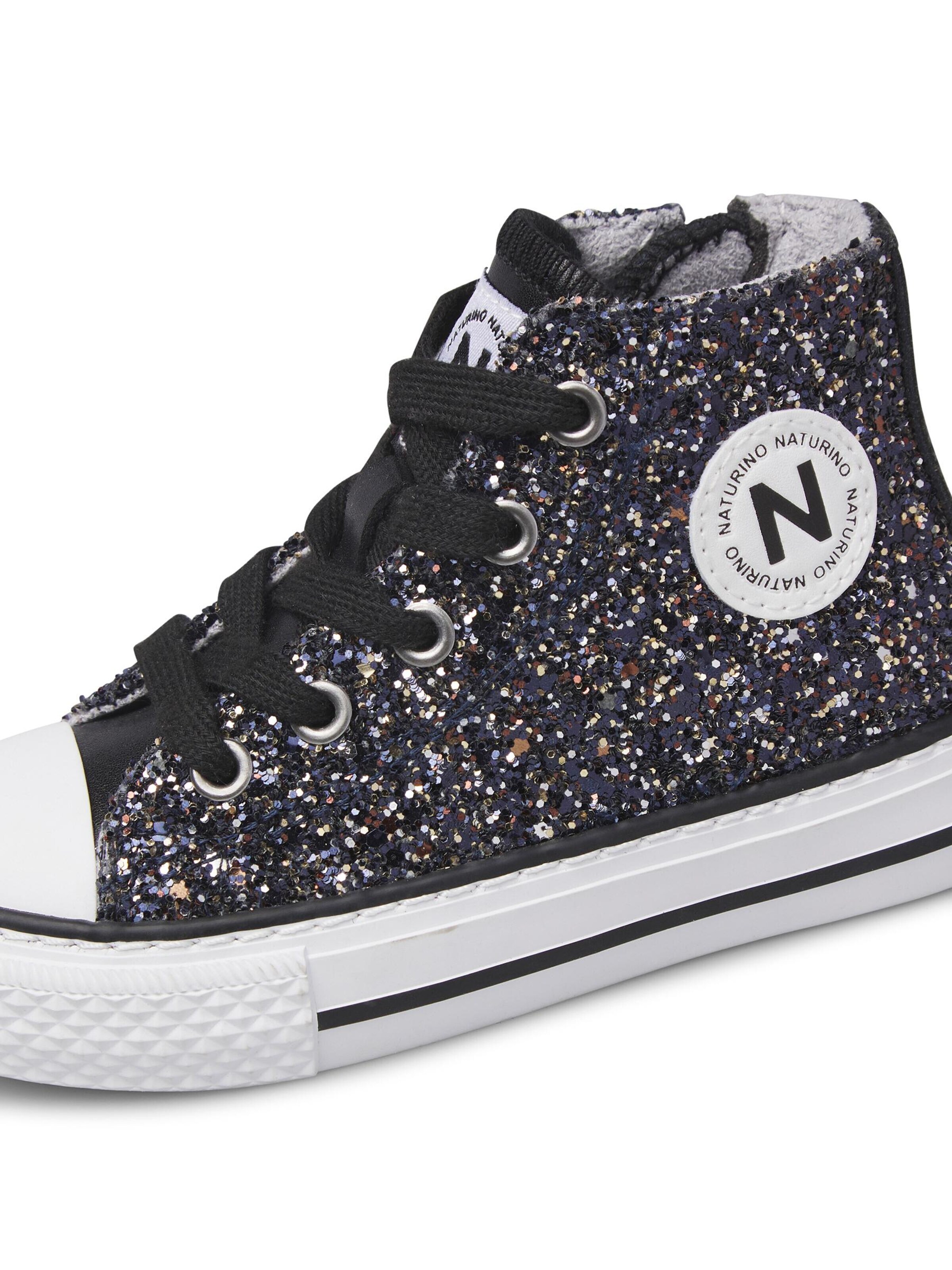 NATURINO Sneaker 'YLFAS.'‌‌‌‌ in Schwarz: Vorderseite