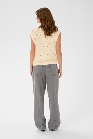 Gilet 'SLRava Nanna' SOAKED IN LUXURY en beige