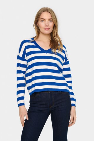 SAINT TROPEZ Pullover 'Fikam' in Blau: Vorderseite