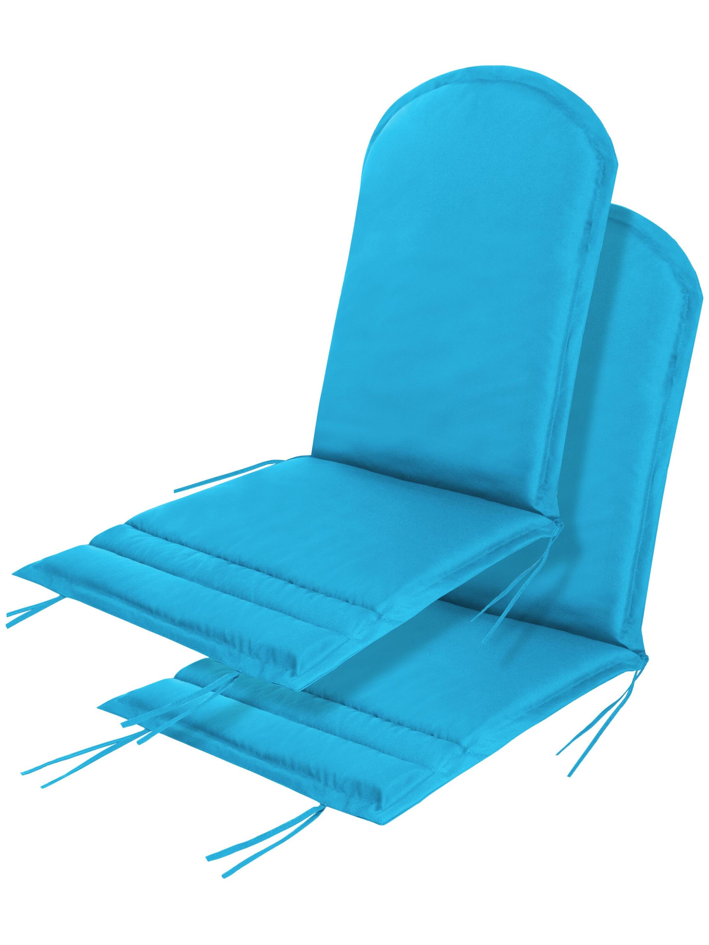 Aspero Zitkussens 'Adirondack' in Blauw: voorkant