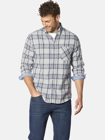 BABISTA Regular fit Button Up Shirt in Blue: front