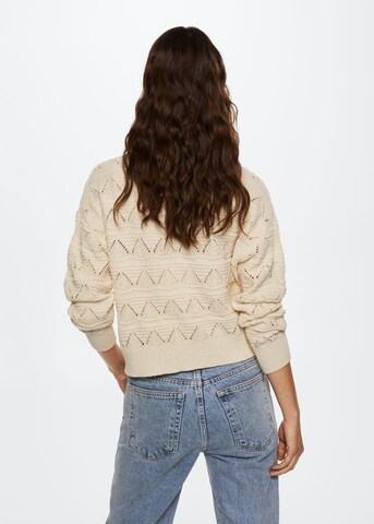 MANGO Cardigan 'Luna' i beige