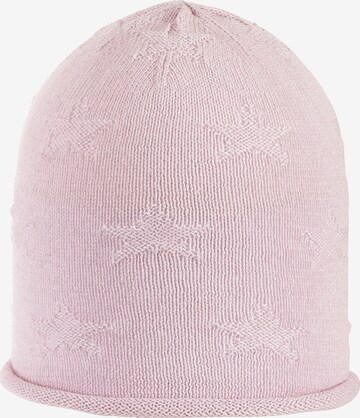 STERNTALER Beanie in Pink: front