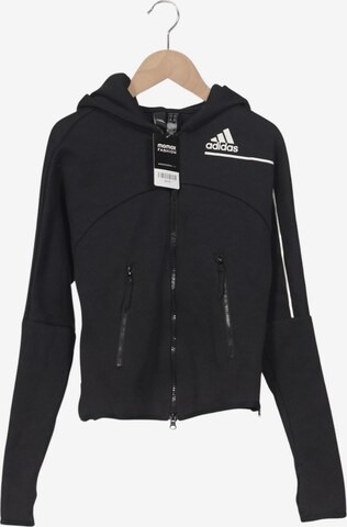 ADIDAS PERFORMANCE Kapuzenpullover XXS in Schwarz: Vorderseite