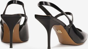 Kazar Γόβες slingback σε μαύρο