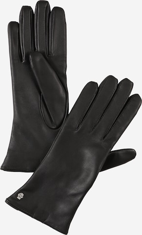 Gants 'Hamburg' Roeckl en noir : devant