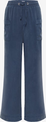 MUSTANG Loose fit Pants in Blue: front