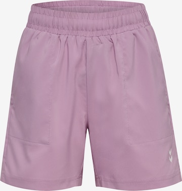 Hummel Sports trousers 'Pulse' in Purple: front