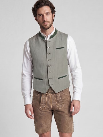 Gilet folklorique 'Kairo' SPIETH & WENSKY en vert : devant
