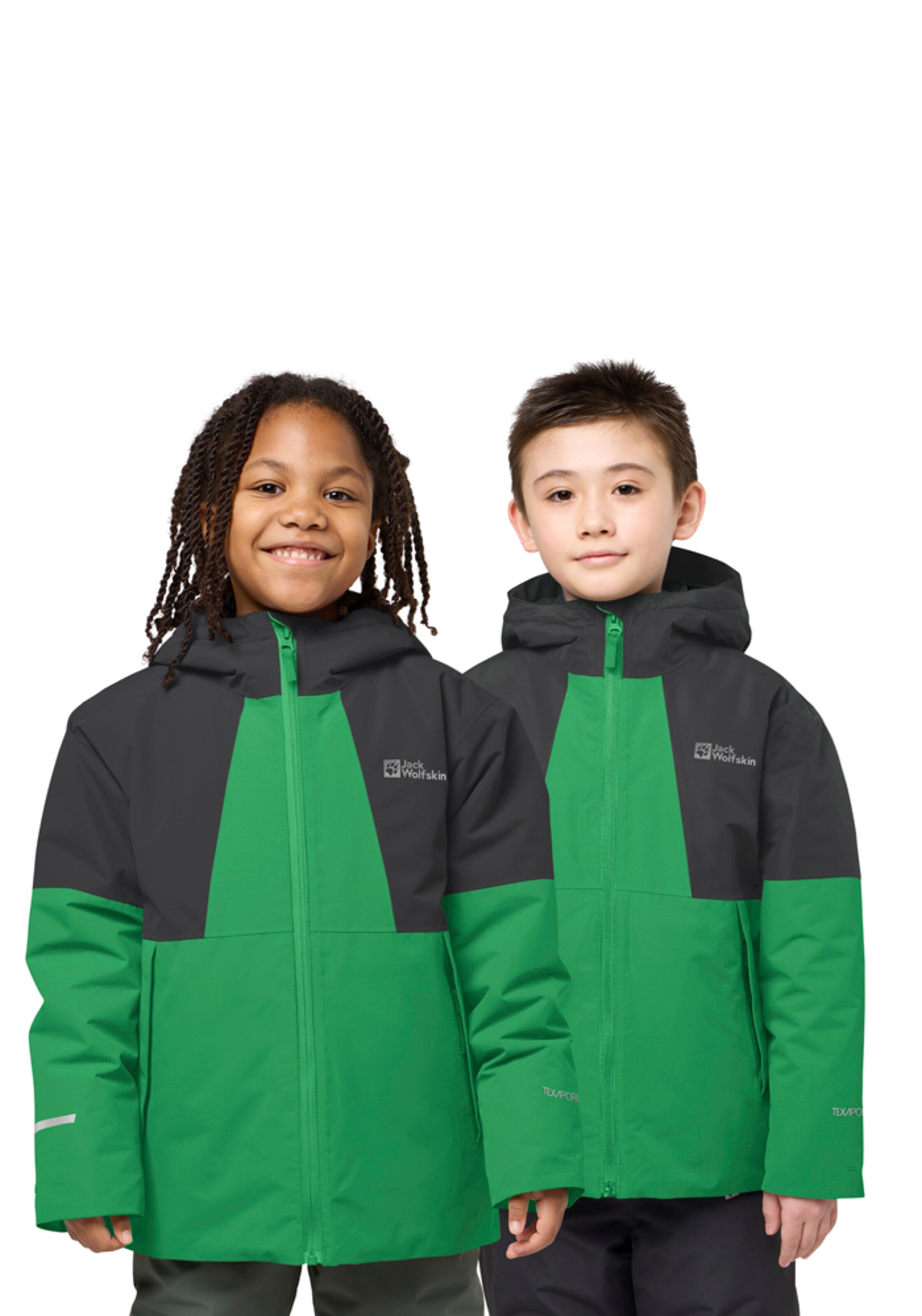 JACK WOLFSKIN Outdoor jacket in Green: front