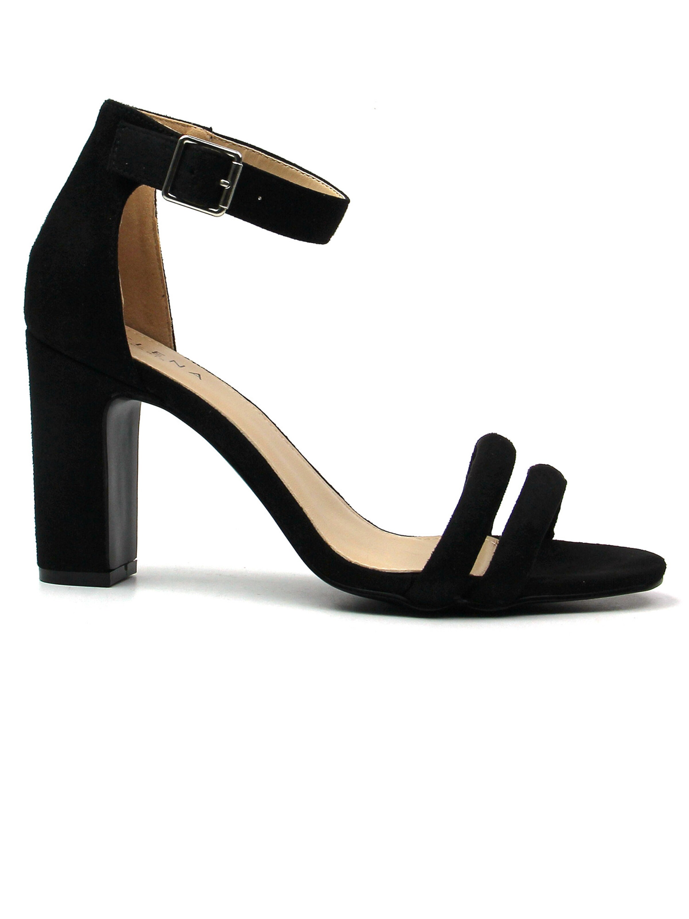 juoda Celena Basutės su dirželiais 'Chelsie'