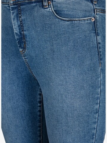 Zizzi Skinny Jeans 'Amy' in Blauw