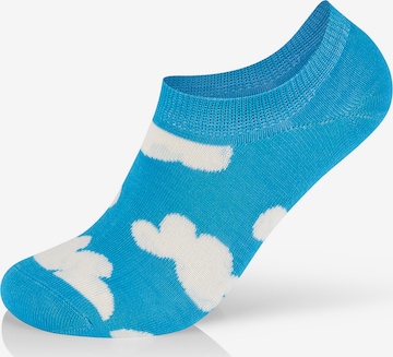 Happy Socks Ankle Socks 'Summer Day No Show' in Blue
