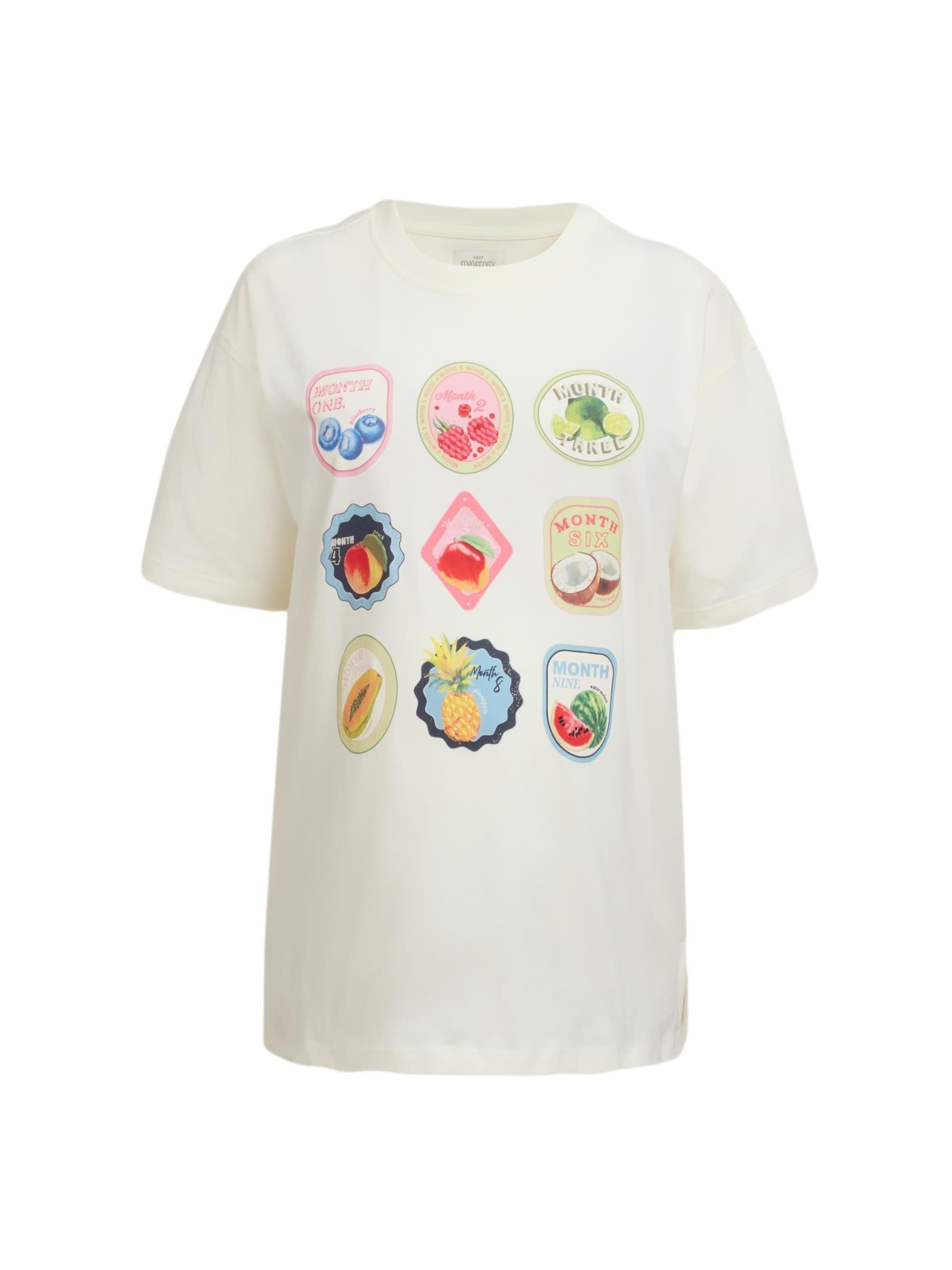 T-shirt Next en beige : devant