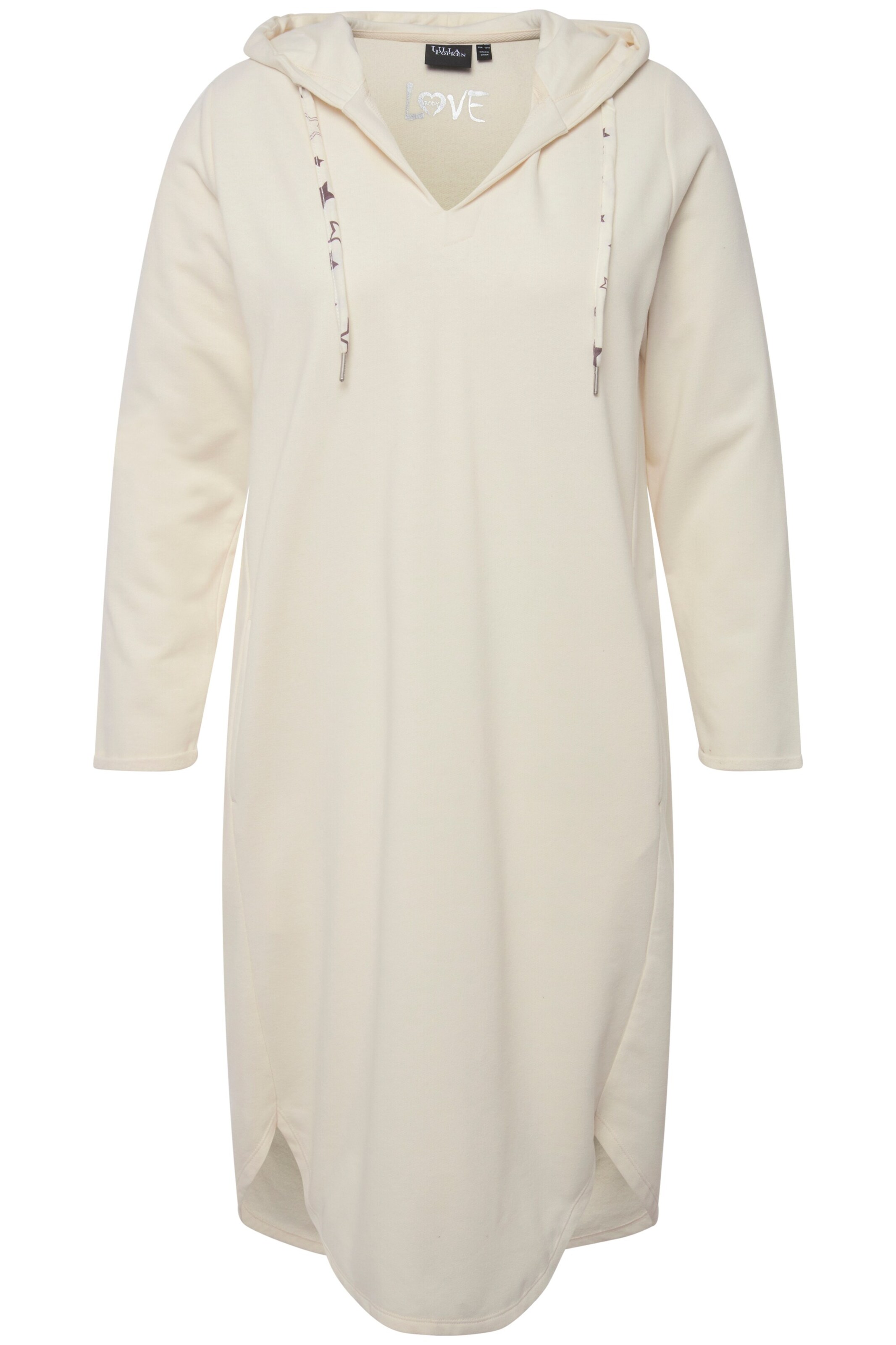 Ulla Popken Kleid in Weiß: Vorderseite