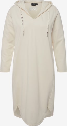 Robe Ulla Popken en blanc : devant