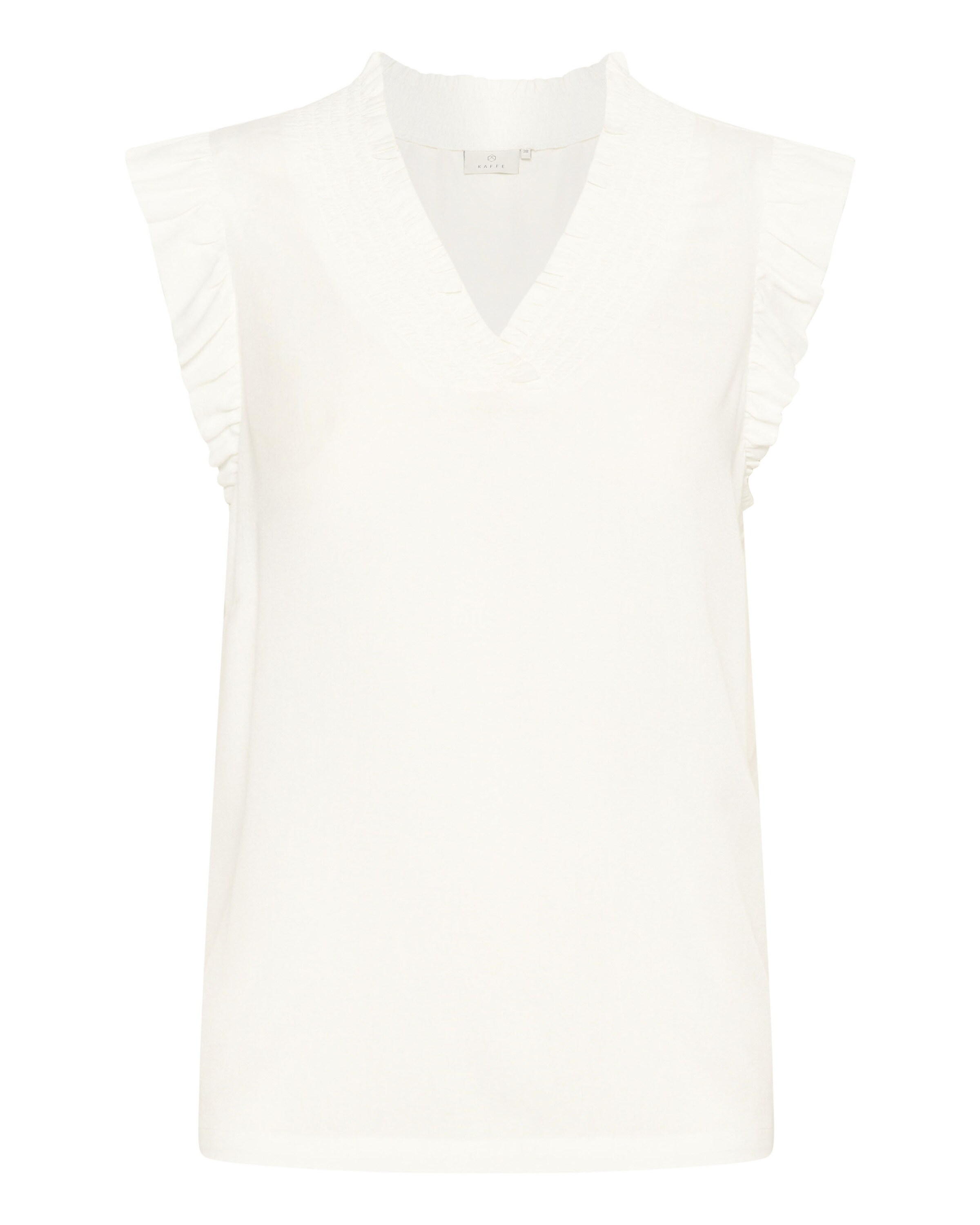 Camicia da donna &#x27;Dahlia&#x27; di Kaffe in bianco: frontale