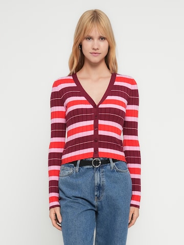 Noisy may Вязаная кофта 'NMANNY' в Красный: спереди