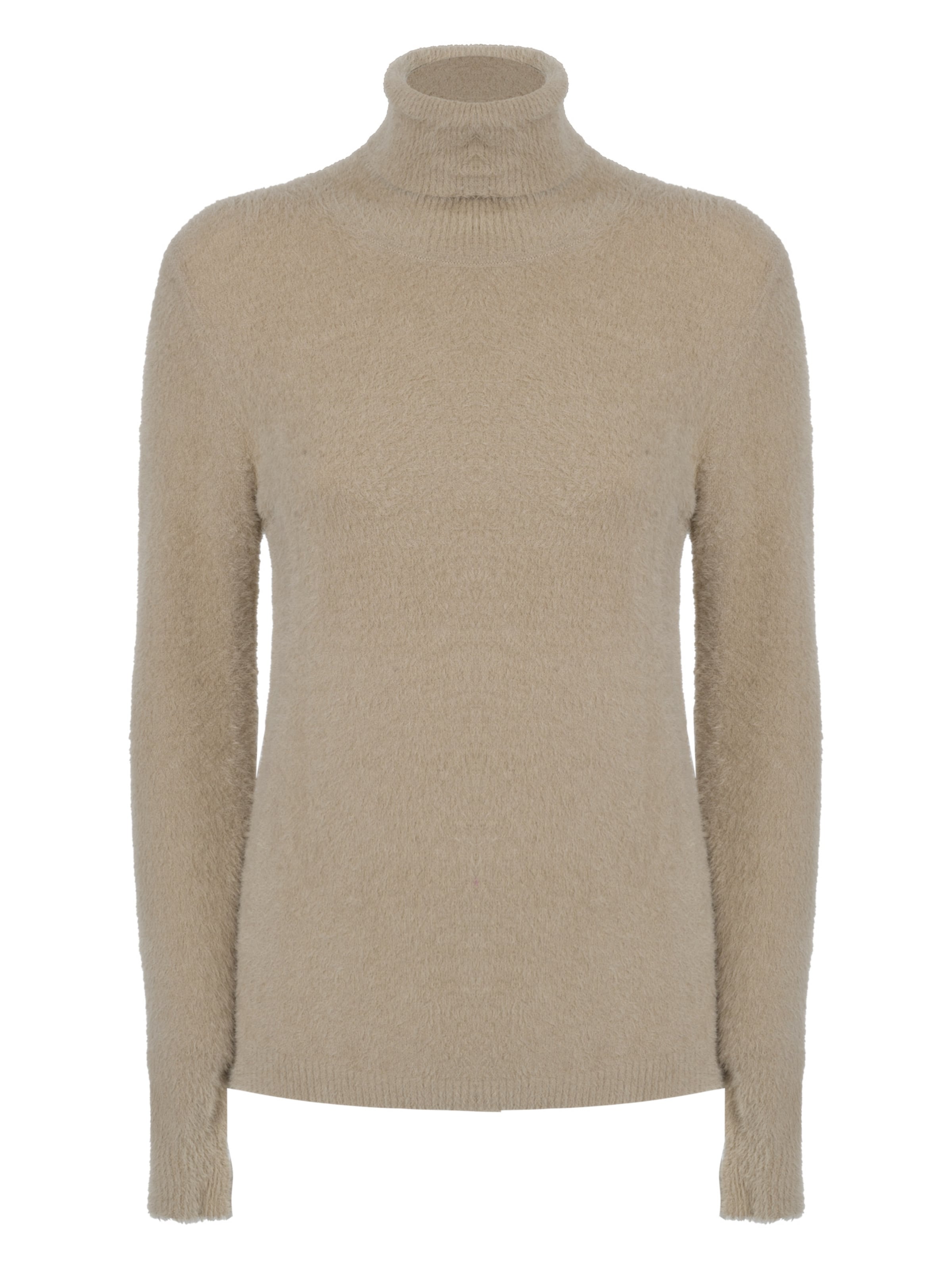 Influencer Свитер в Бежевый: спереди