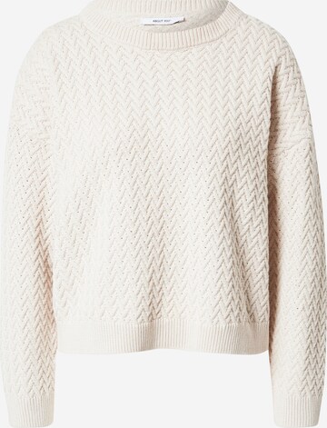 ABOUT YOU Sweater 'Layla' in Beige: front