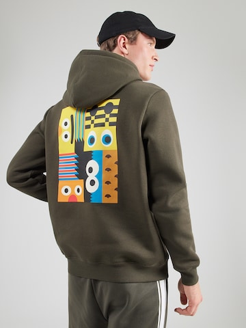 PUMA Αθλητική μπλούζα φούτερ 'BVB x Sesame Street' σε πράσινο: μπροστά