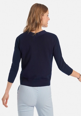 Peter Hahn Knit Cardigan in Blue