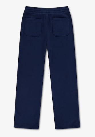 Abercrombie & Fitch - Regular Calças 'BENCHWARMER' em azul