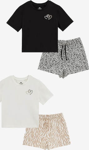 WE Fashion Yöpuku värissä musta: etupuoli