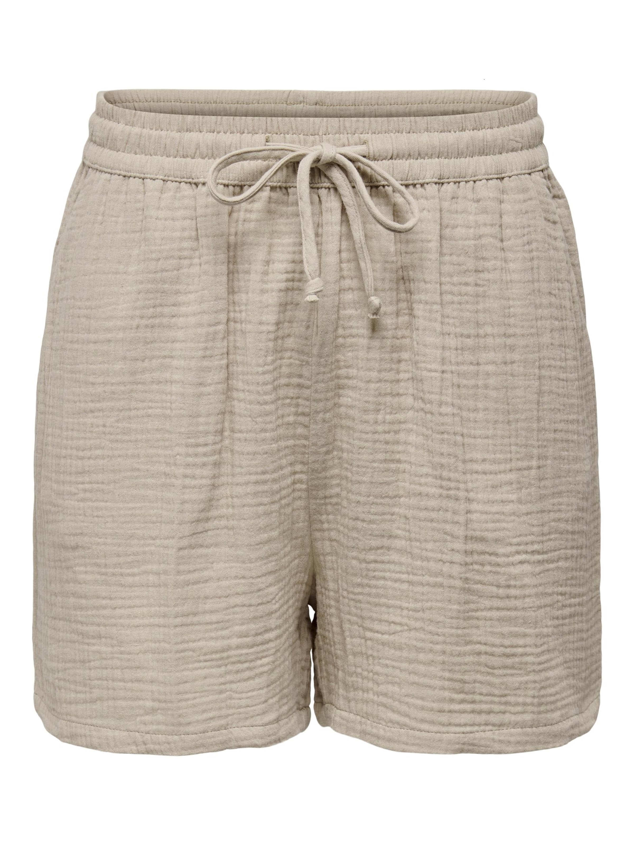 ONLY Loose fit Pants 'ONLThyra' in Beige: front