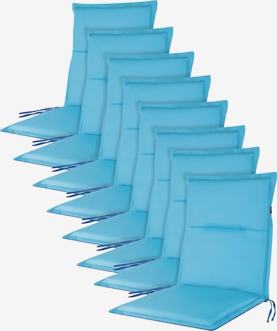 Aspero Stuhlauflagen in blau, Produktansicht