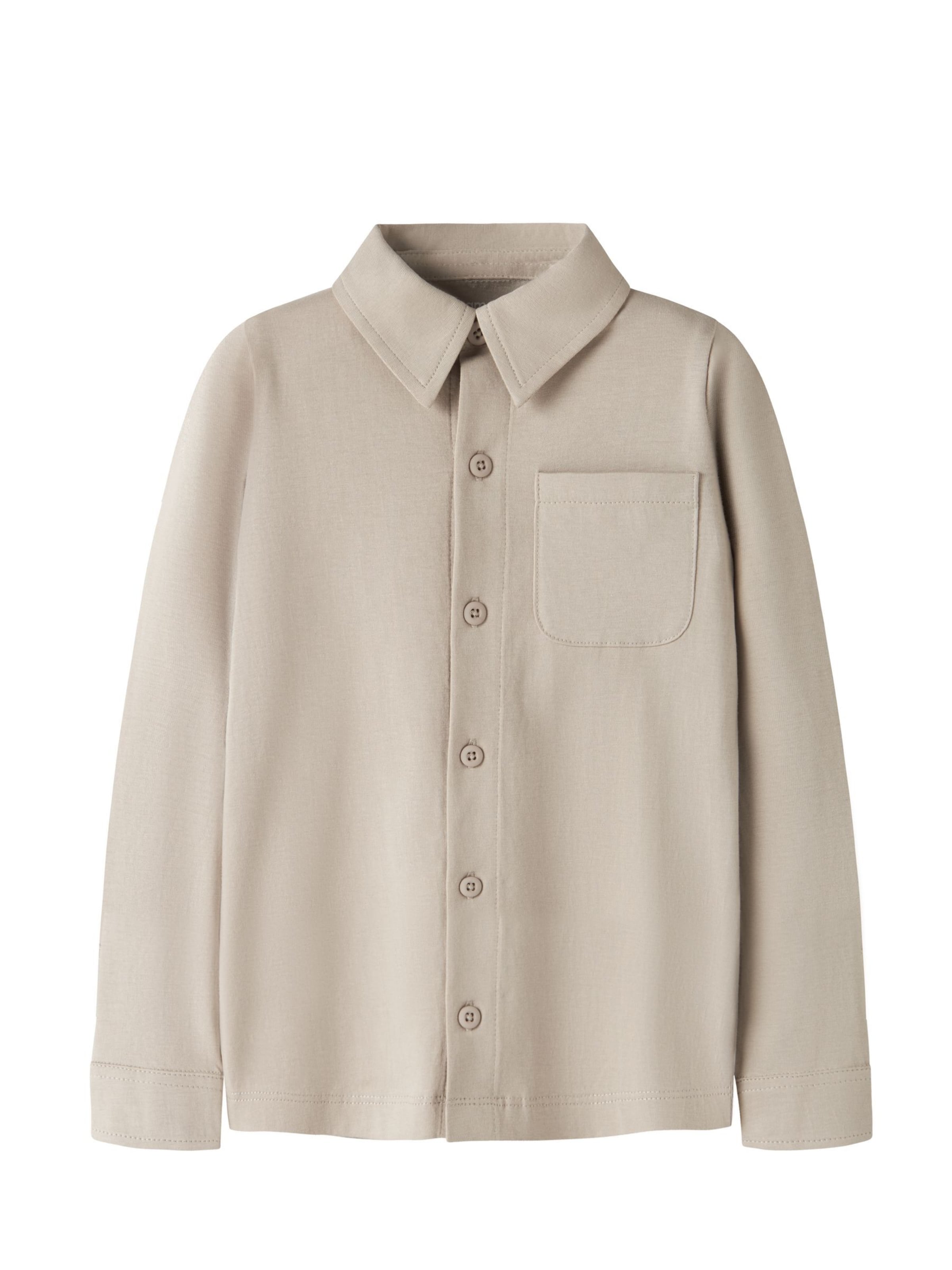 NAME IT - Ajuste regular Camisa en beige: frente