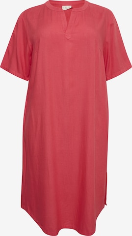 KAFFE CURVE Shirt Dress 'Mille' in Red: front