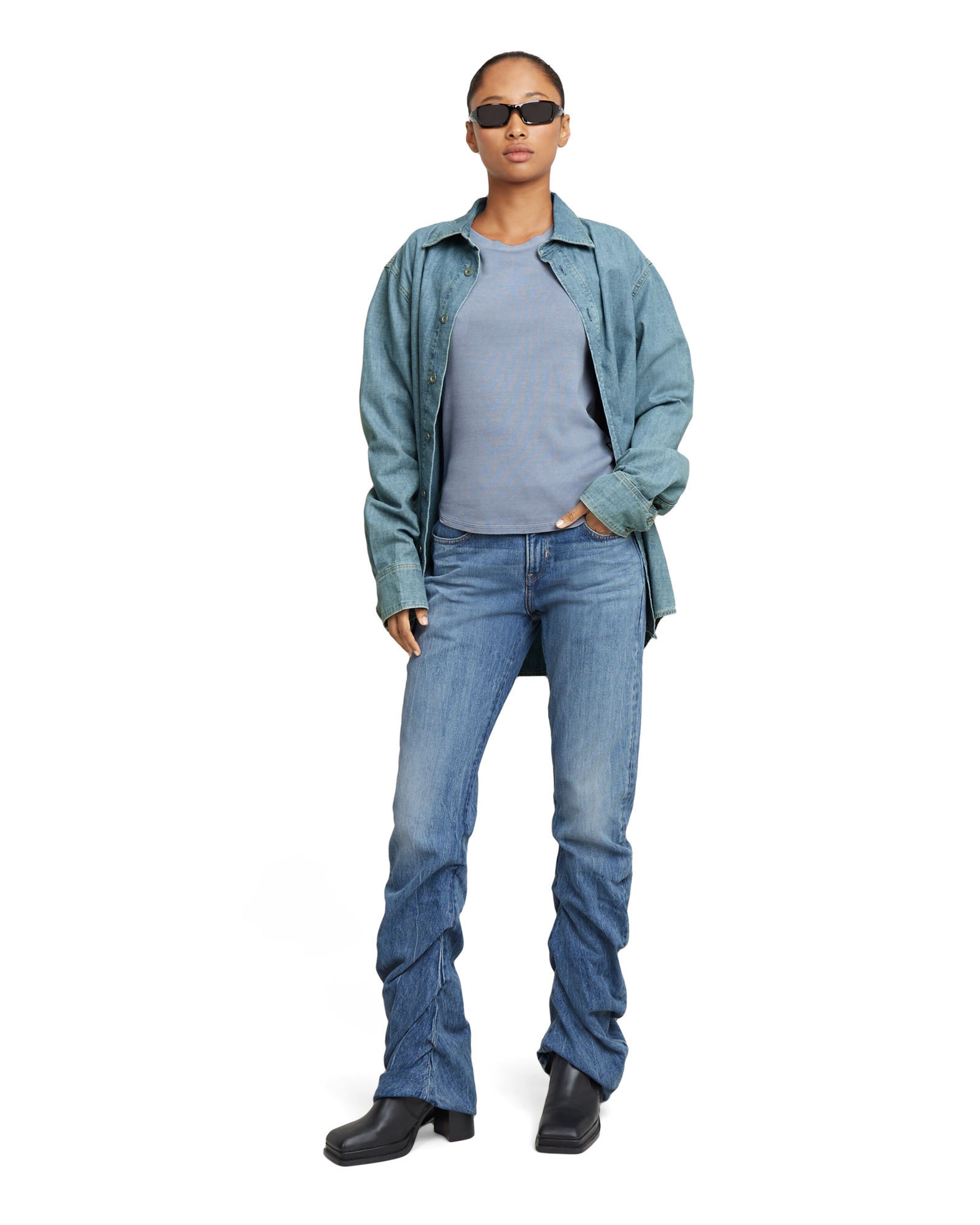 G-STAR Regular Jeans 'Bootcut' in Blauw