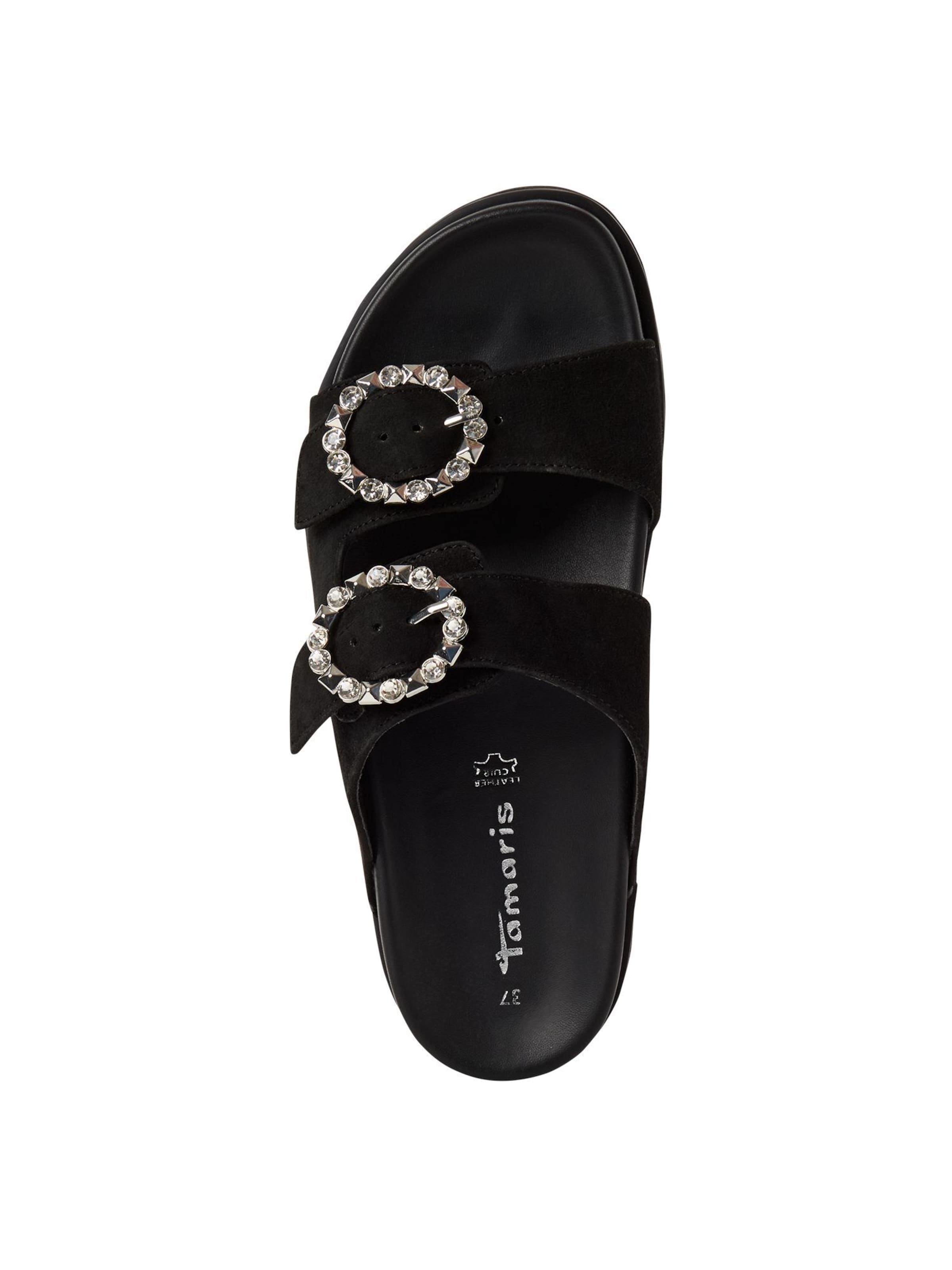 Mule Tamaris en noir