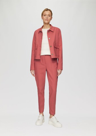 s.Oliver BLACK LABEL Tapered Hose in Pink