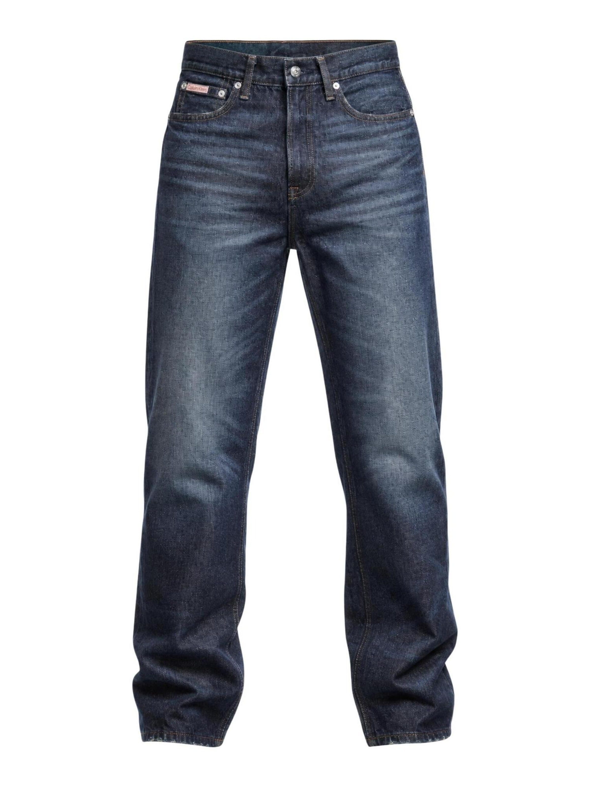 Calvin Klein Jeans Regular Jeans in Blauw: voorkant