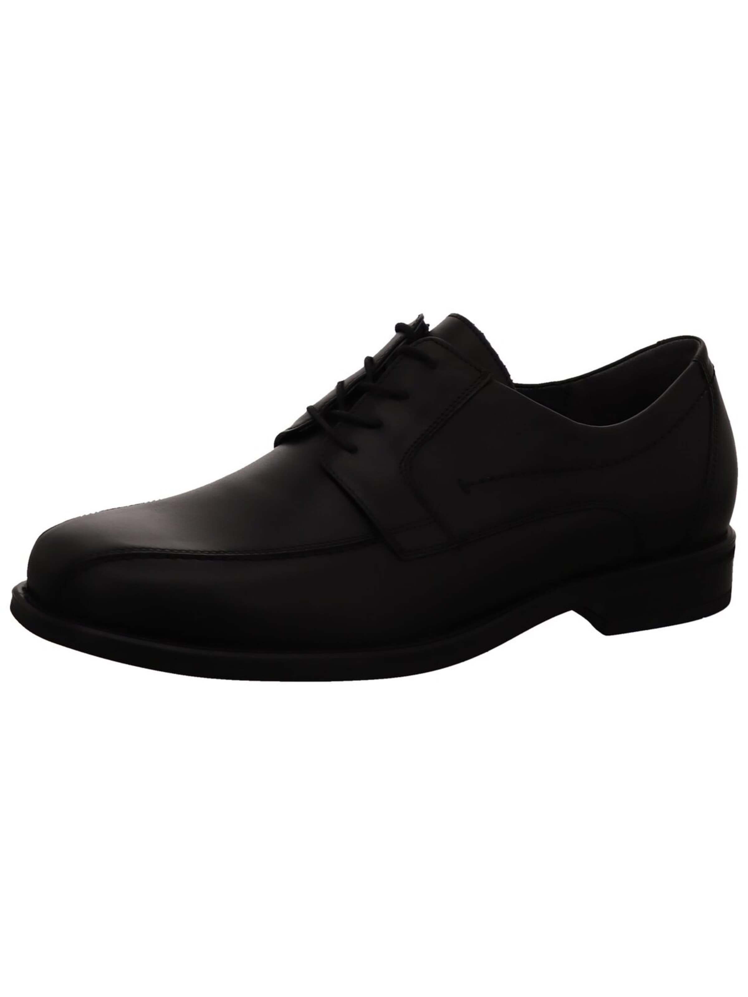 Scarpa stringata 'Schnürschuh Herren 641002-149/001 Echtleder in schwarz' di WALDLÄUFER in nero: frontale
