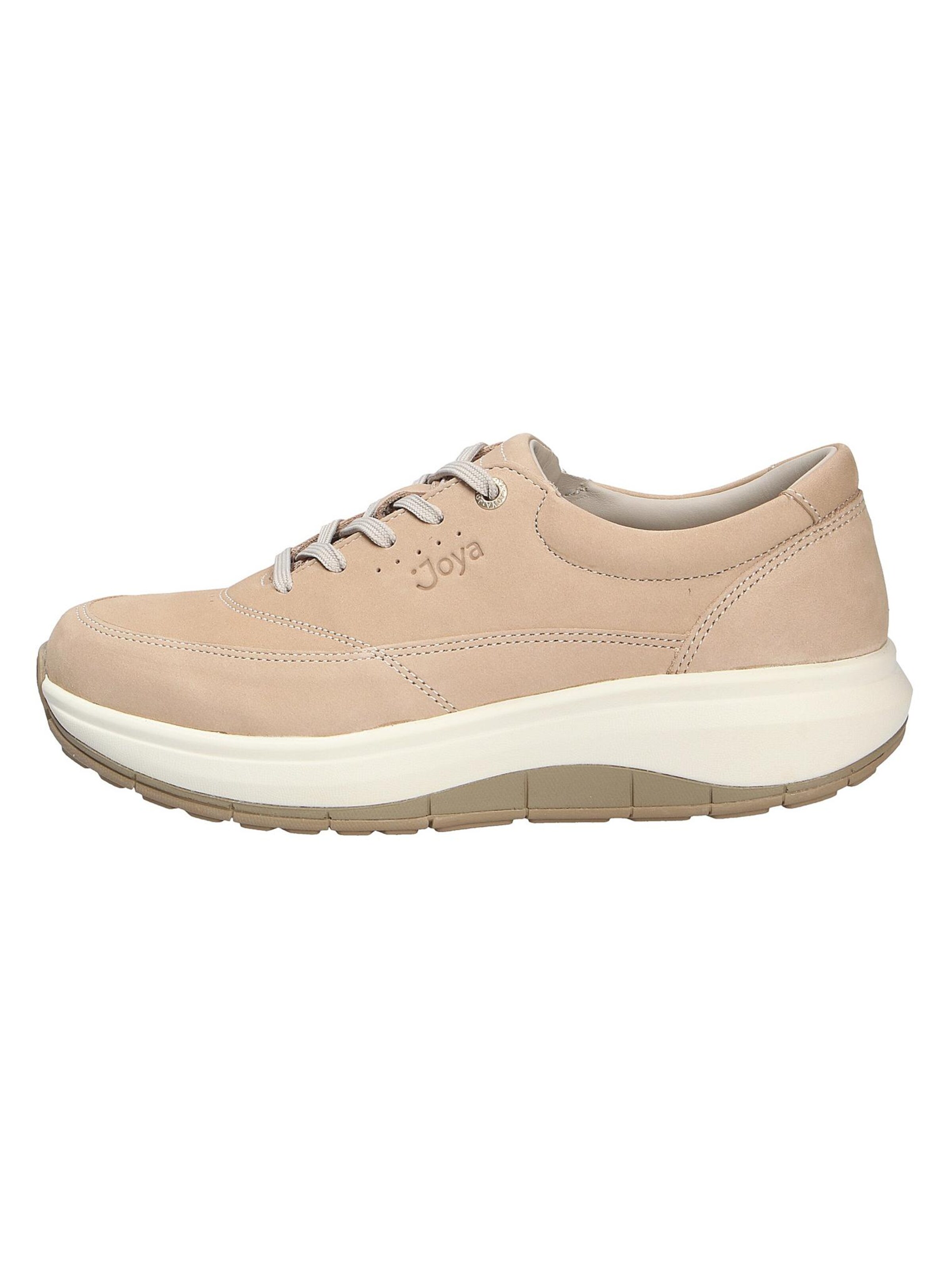 Joya Lace-Up Shoes 'VENICE ZIP BEIGE' in Beige