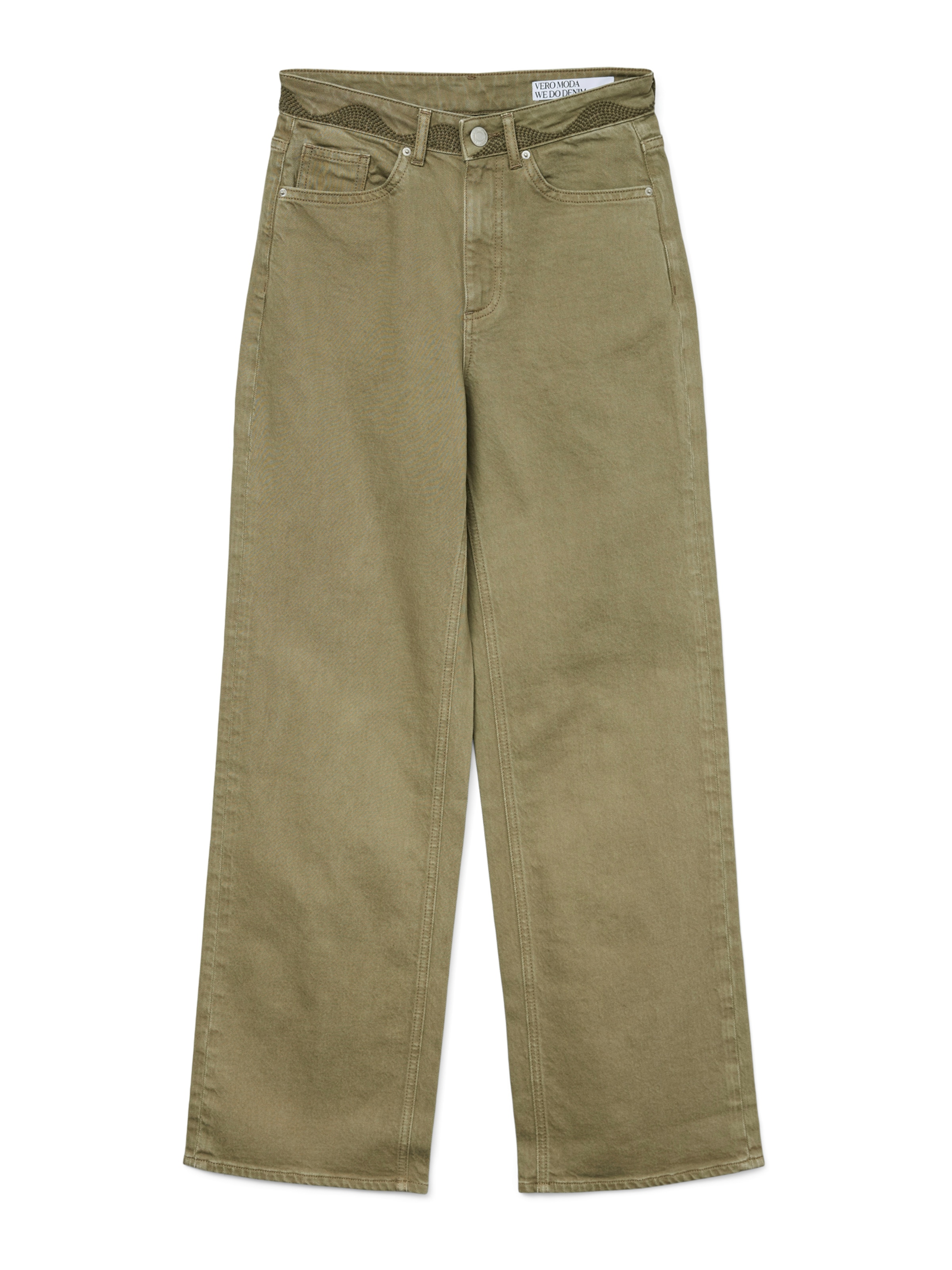 Wide Leg Jean 'VMTESSA' VERO MODA en vert : devant